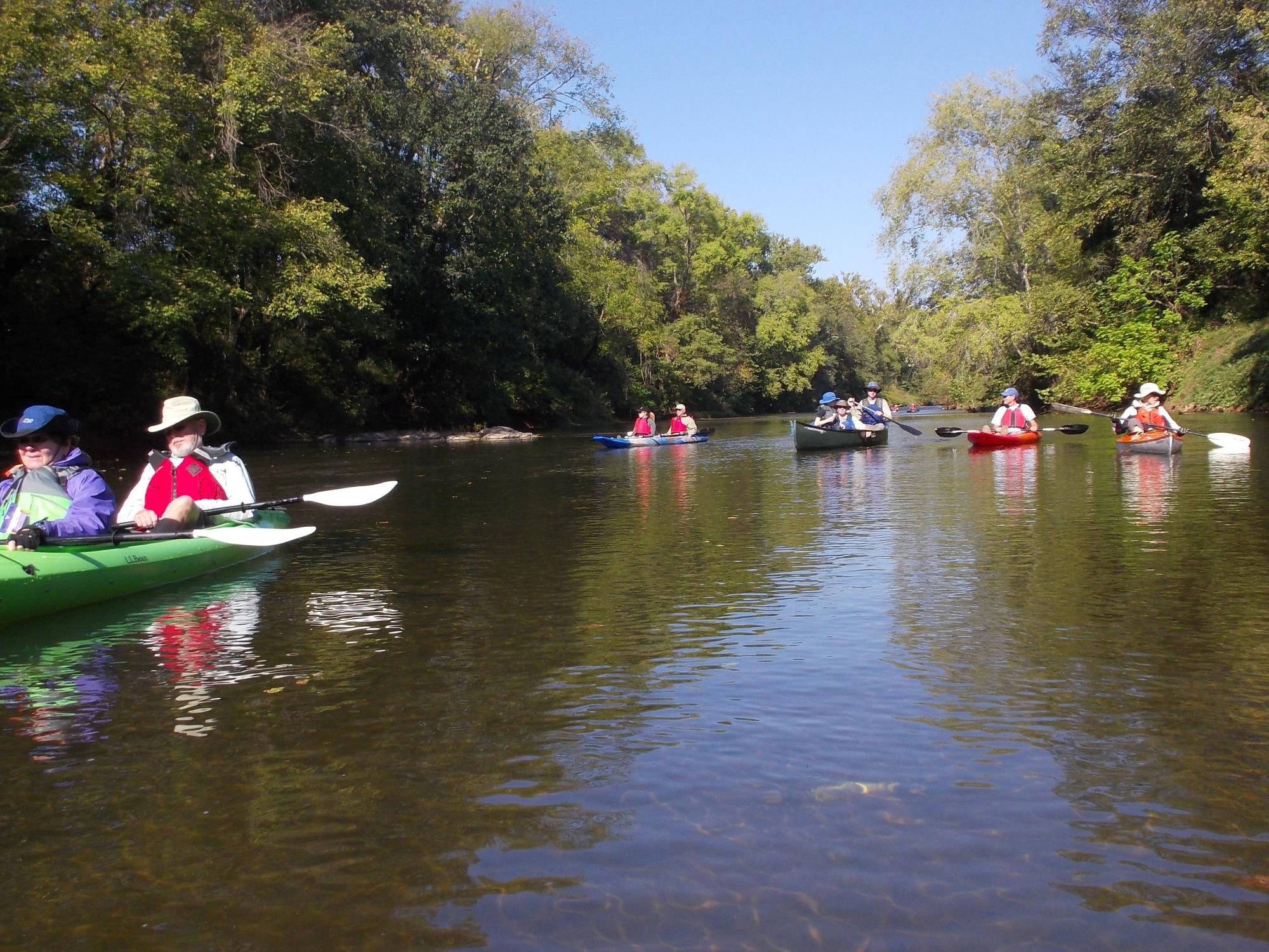 Rivanna paddlers