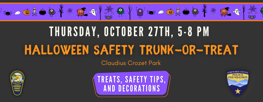 Trunk or Treat Ped Safety in Crozet on October 27, 2022