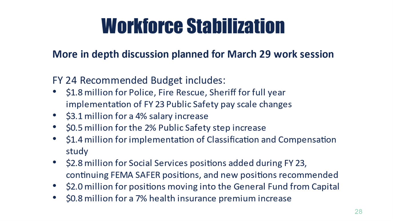 Workforce Stabilization