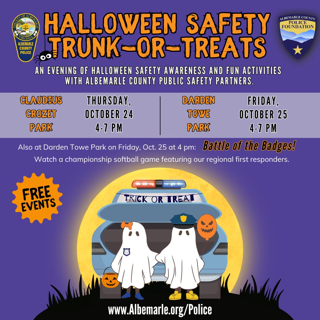 Trunk or Treat PED Safety Flyer 2024