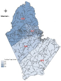 Blue Ridge District map