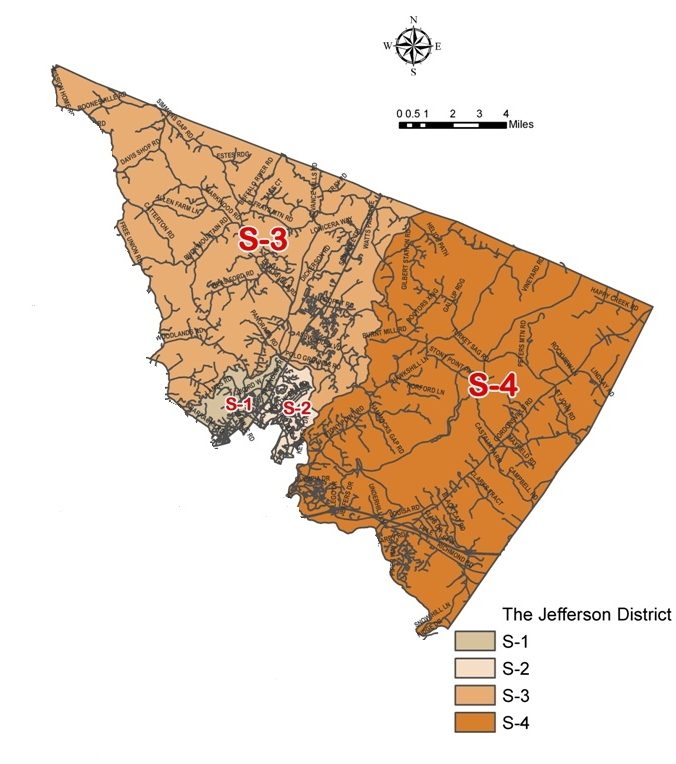 Jefferson District map